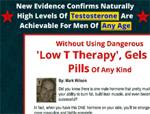 Tablet Screenshot of 31daytestosteroneplan.com